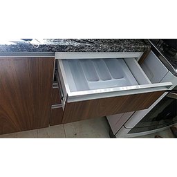 Organizador de Gaveta Extensível Divisor Porta Talheres - 5
