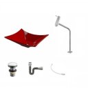 Ver imagem 2 de Kit Cuba L38 C/torneira Link 1062 Metal + Válvula Click 1"g + Sifão Cromado + Flexível Compace