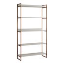 Ver imagem 2 de Estante Industrial Multiuso Guaecá 180x95 Cobre/branco