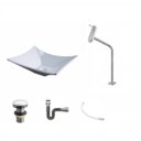Ver imagem 2 de Kit Cuba L38 C/torneira Link 1062 Metal + Válvula Click 1"g + Sifão Cromado + Flexível Compace