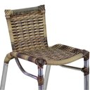 Ver mais imagens de 4 Banquetas Empilháveis Alumínio Alta para Cozinha Edícula Balcão e Bar Capuccino