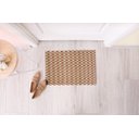 Ver imagem 1 de Tapete Capacho Porta Entrada 65CMX40CM Zig Zag Caramelo