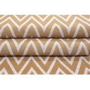 Ver imagem 2 de Tapete Capacho Porta Entrada 65CMX40CM Zig Zag Caramelo