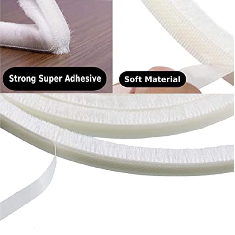 Fita de Espuma Adesiva Kit 5 Uni Porta Janela 5 Metros Vidro Movel Protege Veda Isolante Impermeavel - 3