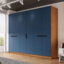 Ver imagem 1 de Guarda Roupa Casal 242,1cm com 6 Portas e 4 Gavetas 240843 Lisboa Politorno Móveis