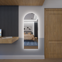 Ver imagem 6 de Espelho Orgânico Decorativo Lapidado com Led 170x70 Cm E13 para Sala, Quarto, Banheiro, 6000k 110v