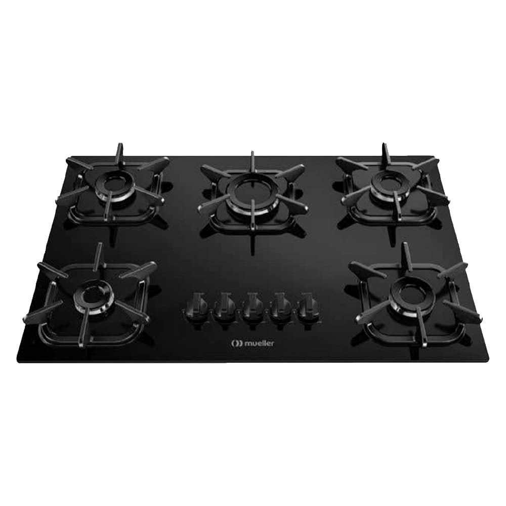 Cooktop À Gás Mueller 5 Bocas Ultra Chama Mesa Vidro Preto - Bivolt é boa?