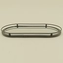 Ver imagem 5 de Bandeja Decorativa de Metal Preto 2x14x27cm Servir Mesa Organizar Café Aparador