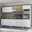 Ver imagem 7 de Armário De Cozinha Completa 302cm Multimóveis V3689 Branco