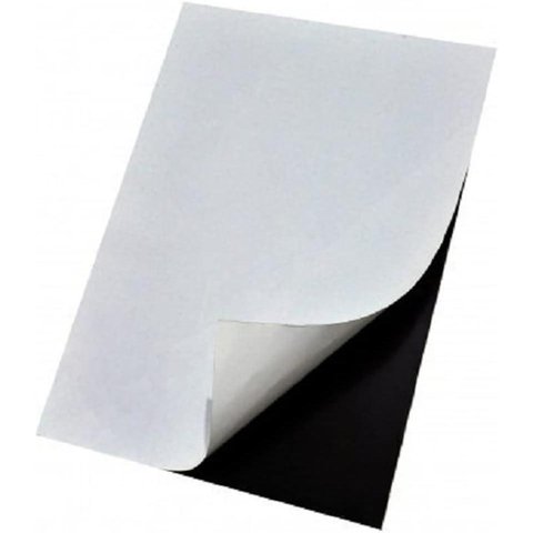 Folhas Manta Magnética Adesivada A4 0,3mm Imã De Geladeira 5 Un. Gv Home Manta Magnética Adesivada, 