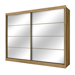 Guarda Roupa Sevilha 2 Portas com Espelho Mdf - Mademarcs - 2