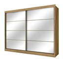 Ver imagem 2 de Guarda Roupa Sevilha 2 Portas com Espelho Mdf - Mademarcs