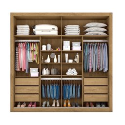 Guarda Roupa Sevilha 2 Portas com Espelho Mdf - Mademarcs - 3