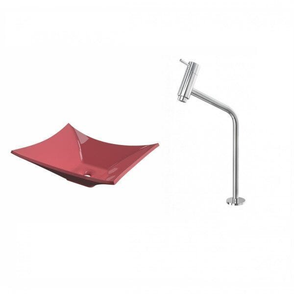 Kit Cuba L38 C/Torneira Link 1062 Metal 1/4 Volta Compace - 2