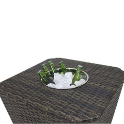 Mesa Grécia em Alumínio com Balde Pedra Ferro - 3