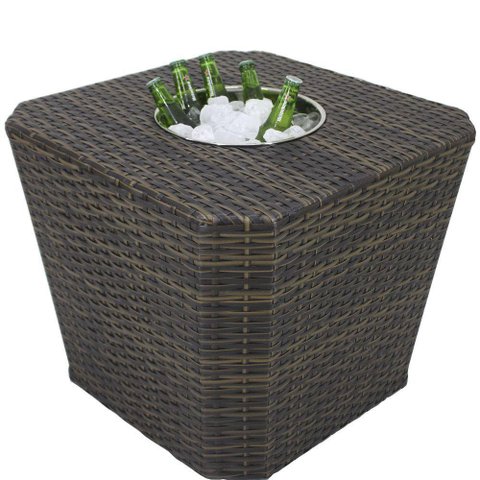 Mesa Grécia em Alumínio com Balde Pedra Ferro