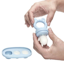 Ver imagem 3 de Kit Porta Frutinhas Buba Azul +6 Meses Silicone Livre de Bpa