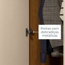 Ver imagem 7 de Guarda Roupa Roupeiro Solteiro Encanto 1 Gaveta 2 Portas e Pés Retrô Cinamomo Off White Madetec