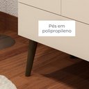 Ver mais imagens de Guarda Roupa Roupeiro Solteiro Encanto 1 Gaveta 2 Portas e Pés Retrô Cinamomo Off White Madetec