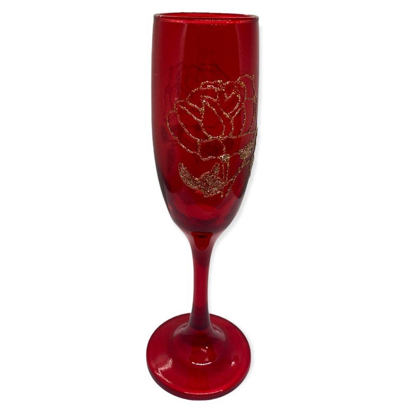 Taça Pomba Gira Rosa Vermelha Cristal Super Luxo - Vidro - 3