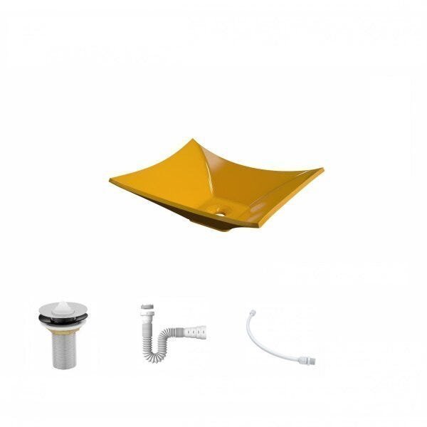 Kit Cuba L38 C/Válvula 1" (2,6cm) + Sifão PVC + Flexível Compace - 2