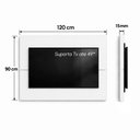 Ver imagem 4 de Painel Buzios 1,2 m para TV 48" Branco Artico
