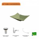 Ver imagem 3 de Kit Cuba L38 C/válvula 1" (2,6cm) + Sifão Pvc + Flexível Compace