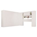 Ver imagem 3 de Guarda-Roupa Casal Modulado Portofino 13 Portas 4 Gavetas Branco - Pnr Móveis
