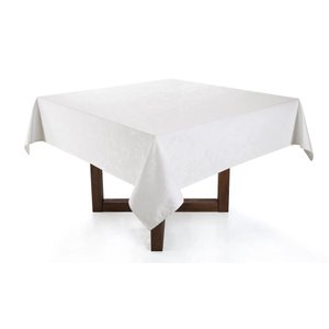 Toalha de Mesa Quadrada 8 Lugares Veríssimo Branca Karsten