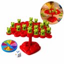 Ver imagem 1 de Jogo Infantil Mesa Equilibrio Arvore Sapo 53 Pecas Tabuleiro Interativo Roleta Prenda Empilhar Sapin