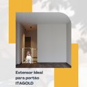 Ver imagem 4 de Prolongador Extensor para Portão Pet 80cm de Altura Extensor de 15cm Branco Itagold