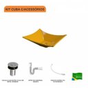Ver imagem 3 de Kit Cuba L38 C/válvula Click 1"b (2,6cm) + Sifão Pvc + Flexível Compace