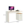 Escrivaninha Mesa de Computador 1 Gaveta e 1 Porta Office:nature/off White - 3