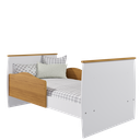 Ver imagem 4 de Jogo de Quarto Infanti Cômoda e Berço Jujuba Nature Branco