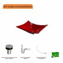 Ver imagem 3 de Kit Cuba L38 C/válvula Click 1"b (2,6cm) + Sifão Pvc + Flexível Compace