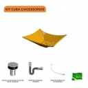 Ver imagem 3 de Kit Cuba L38 C/válvula Click 1"b (2,6cm) + Sifão Cromado + Flexível Compace
