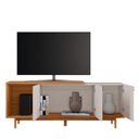 Ver imagem 4 de Rack para Tv até 50" Nt1380 Off White/freijó Notável Móveis