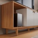 Ver imagem 5 de Rack para Tv até 50" Nt1380 Off White/freijó Notável Móveis