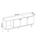 Ver mais imagens de Rack para Tv até 50" Nt1380 Off White/freijó Notável Móveis