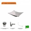 Ver imagem 3 de Kit Cuba L38 C/válvula Click 1"b (2,6cm) + Sifão Cromado + Flexível Compace