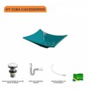 Ver imagem 3 de Kit Cuba L38 C/válvula Click 1"g + Sifão Pvc + Flexível Compace