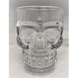 Conjunto de 2 Canecas e 4 Shots Caveira em Vidro - 4