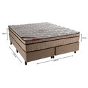 Ver imagem 2 de Cama Box com Colchão King Size Molas Bonell Revolution Tecnopedic Castor 193x203