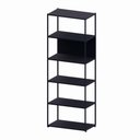 Ver imagem 3 de Estante Industrial em Metal 173cm com 5 Prateleiras Preto F5 Cor:preto