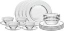Ver imagem 1 de Jogo de Jantar 20 Pcs Pearl Cristal