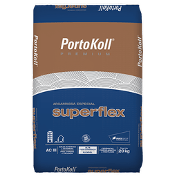 Argamassa Superflex Aciii Cinza 20kg Portokoll - 1