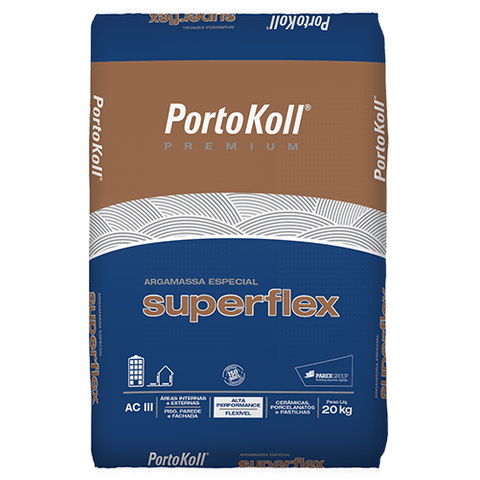Argamassa Superflex Aciii Cinza 20kg Portokoll