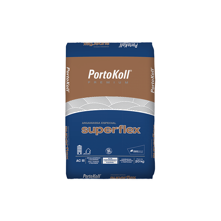 Argamassa Superflex Aciii Cinza 20kg Portokoll