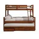 Ver imagem 6 de Cama Treliche Casal Solteiro Madeira Maciça 3 Gavetas:Castanho Claro