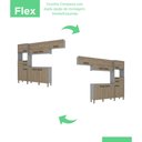 Ver imagem 5 de Cozinha Compacta 4 Peças com Aéreo para Geladeira Zoey Casa 812 7 Portas 2 Gavetas